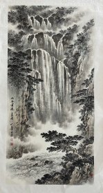 王永旺，笔名松庭，郭传璋弟子一九五O年生于北京昌平。自幼喜爱绘画，二十岁以绘画特长入伍参军，在部队从事电影放映和美术创作工作，在北京保温瓶厂从事美术设计工作，一九八O年拜北京画院郭传璋先生为师，学习山水画，深得先生喜爱，即为他取笔名“松庭”。一九九O年在北京画店举办个人画展。 王永旺现为北京美术家协会会员，中国书画家研究会会员，北京三峡画院一级画师，中国山水画研究会会员，