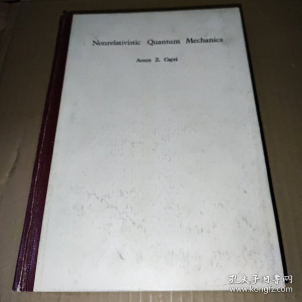 Nonrelativistic Quantum Mechanics 非相对论性量子力学 （英文）