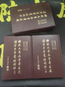 佛说大乘无量寿庄严清净平等觉经科注（16开 盒装 精装 上下、1152页）