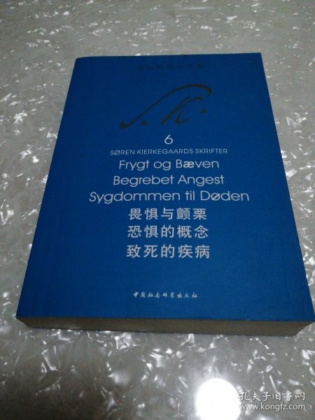 畏惧与颤栗 恐惧的概念 致死的疾病：克尔凯郭尔文集6