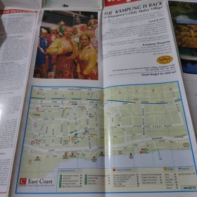 老地图 新加坡地图 1995年版 国外原版