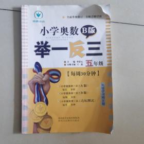 小学奥数举一反三 五年级 B版