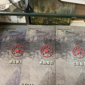 中国美术高考教学报告系列 速写报告 素描报告 色彩报告 三册合售