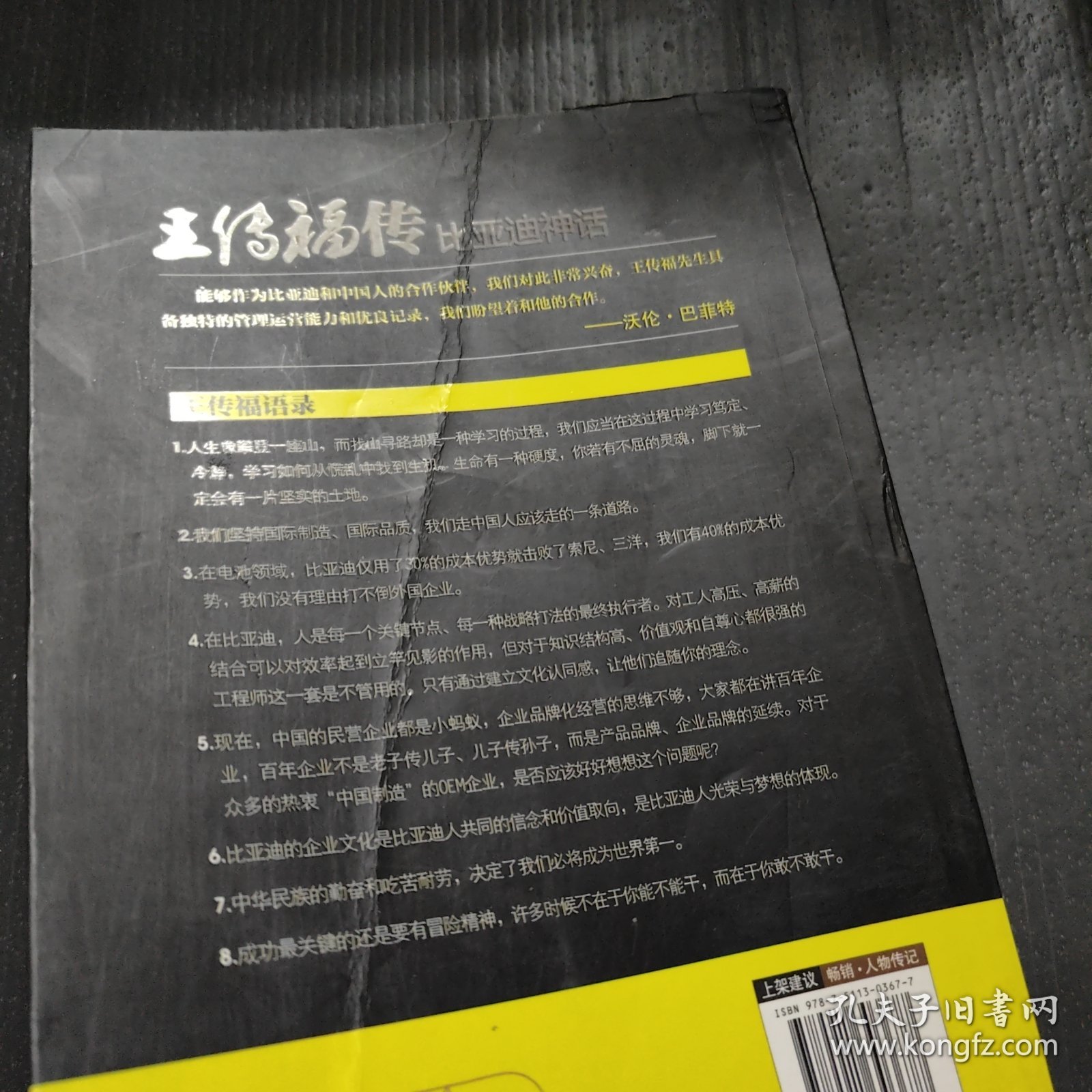 王传福传：比亚迪神话