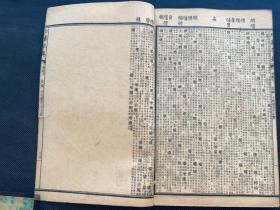 《中华字典》民国上海章福记书局竹纸石印，六册一套全，20.2×13.3×4.8，字体清晰，品佳