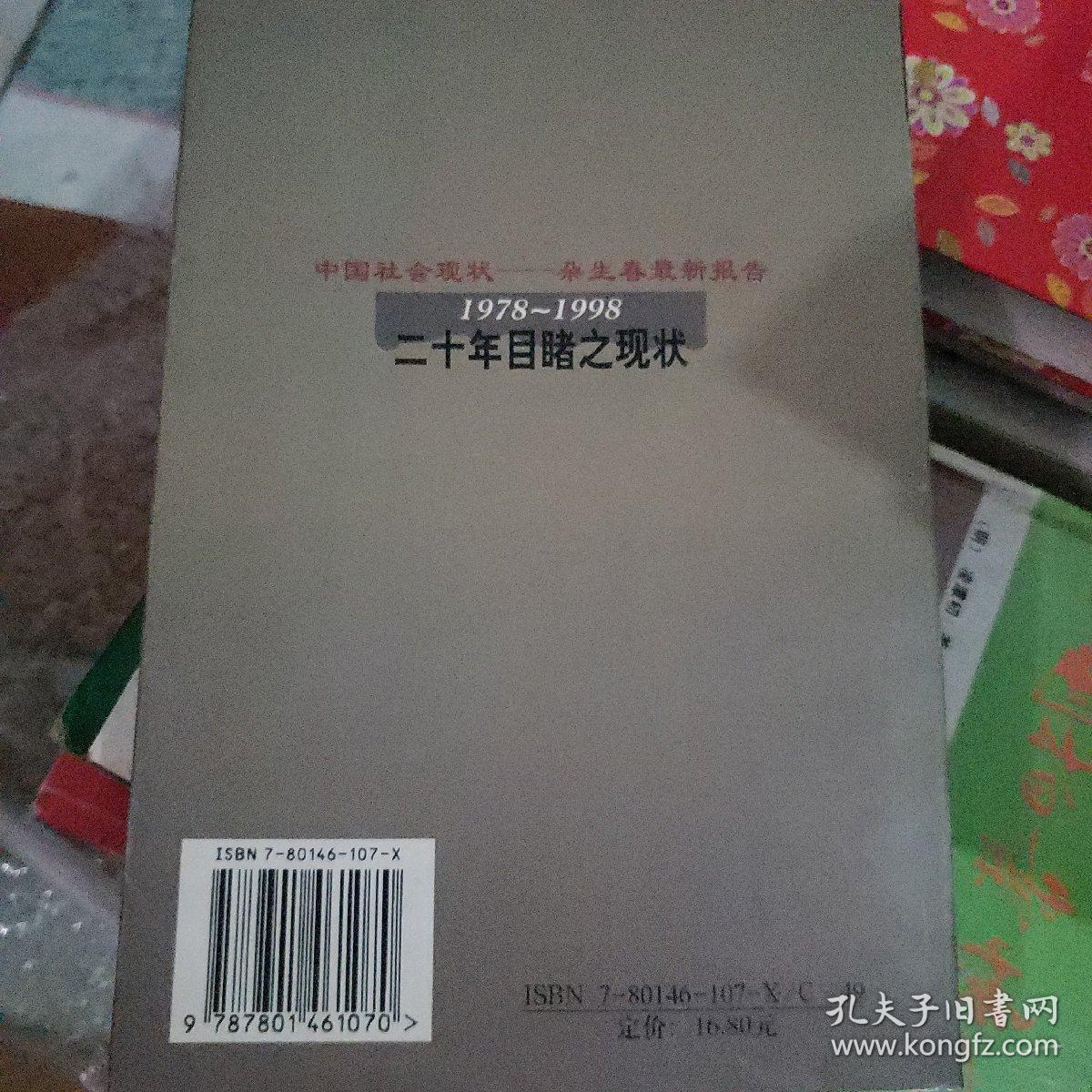 二十年目睹之现状