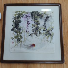写意画【015】高国华国画 一九四一年生于西安，祖籍山东济南人。 素喜丹青，七十年代初曾师著名画家叶访樵先生。以书画自娱，其责己也重以周，其待人也轻以约。淡泊宁静，然观其画，浑厚天成，酣畅淋漓，以扫纤靡浮俗之气，画家不拘数家，其自诩直抒胸意而已，似于画外有所得者。高国华先生现为:陕西省美术家协会会员。西安市美术家协会会员。陕西书画研究会。西安中国画研究院画家。锦墨堂书画研究院高级顾问。