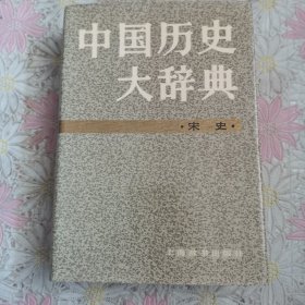 中国历史大辞典 宋史（精装）