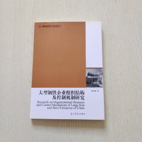 高校社科文库：大型钢铁企业组织结构及控制机制研究（内页干净、当天发货）