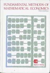 Fundamental Methods of Mathematical Economics 数理经济学的基本方法