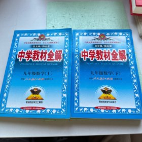 中学教材全解：9年级数学（下）（配人民教育出版社实验教科书）