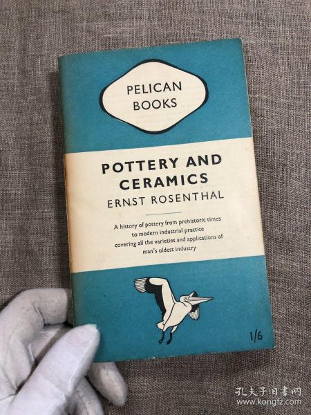 Pottery and Ceramics Porcelain (Pelican Books) 陶瓷史 老版鹈鹕丛书【英文版，锁线平装可平摊阅读】