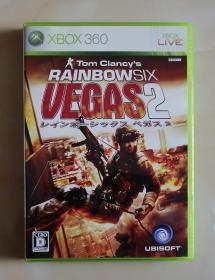 微软（Microsoft）Xbox360正版《 汤姆·克兰西 彩虹六号：维加斯2/Tom Clancy's Rainbow Six：Vegas 2》曰版初回版 育碧Ubisoft游戏软件