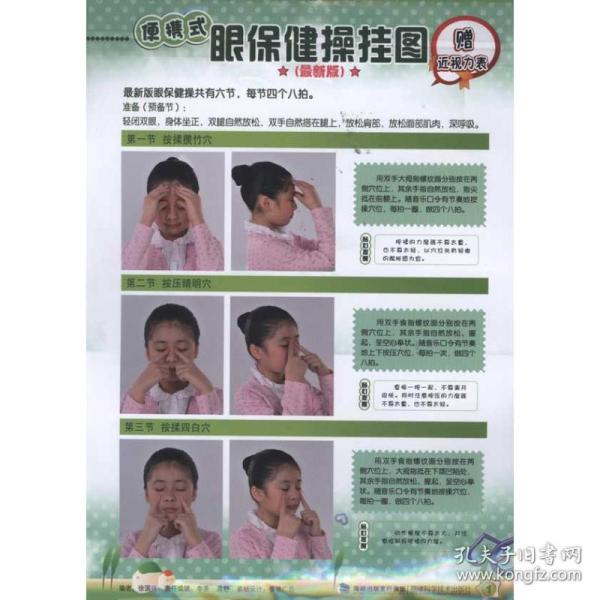 便携式眼保健操挂图（最新版）