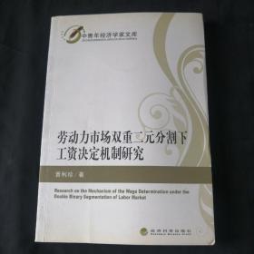 劳动力市场双重二元分割下工资决定机制研究