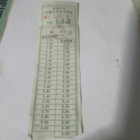 黑龙江省长途汽车补充客票。，编号18