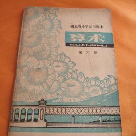 老课本 湖北省小学试用课本 算术 第六册 1976