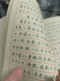 古文名篇钢笔字帖