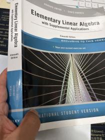 线性代数与应用 Elementary Linear Algebra with supplemental applications