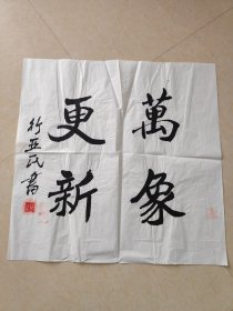 书法 万象更新