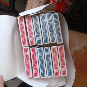 大象扑克”红蓝 共12副扑克