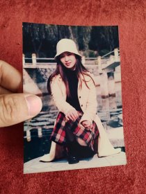 美女，老照片八十年代九十年代彩色相片像片