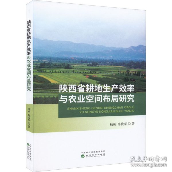 陕西省耕地生产效率与农业空间布局研究