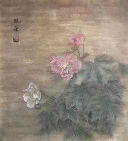 画坛双胞胎姐妹 何家英学生张蓓张蕾工笔作品。