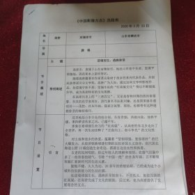 《中国影像方志》选题表