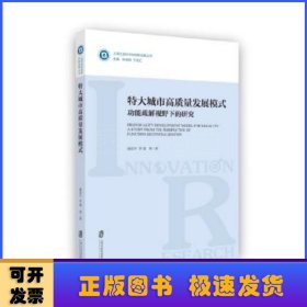 特大城市高质量发展模式：功能疏解视野下的研究