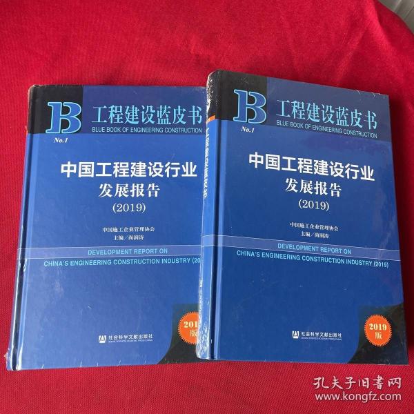 工程建设蓝皮书：中国工程建设行业发展报告（2019）