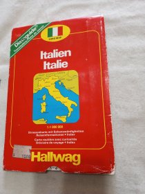 Italia Italy 意大利原版老地图 非常大一张