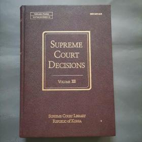supreme court decisions volume XIII