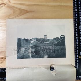 1907年出版物老照片印刷品——（1张，背面白页）——[CA06+A0116]——广州广东路边