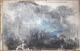 391.   中国画旧藏——4尺整张大山水