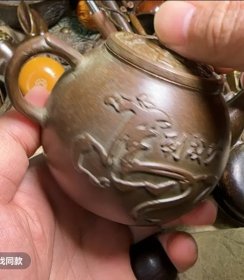 旧纯铜器 茶壶 办公室茶室摆件 仅一件
