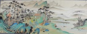 小六尺仿古山水