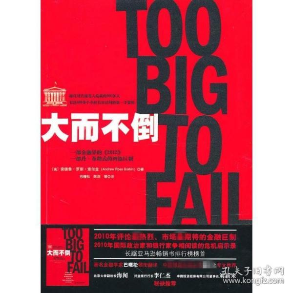 大而不倒：2010年全球政要和首席执行官争相阅读的金融危机启示录