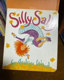 英文原版绘本 纸板书 Silly Sally 傻傻的莎莉 倒着走的女孩 廖彩杏书单亲子共读韵文歌 儿童启蒙Audrey Wood