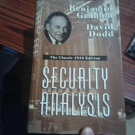 SECURITYANALYSIS:CLASSIC1934ED（几乎全新内干净）