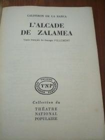 L'ALCADE DE ZAL AMEA(法文原版 戏剧小本 阿尔卡尔德－德萨拉梅亚）