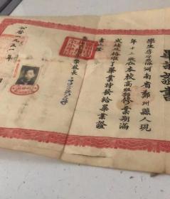 五一年毕业证