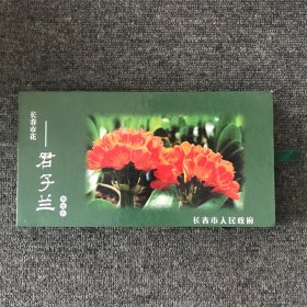 长春市花-君子兰明信片 邮资【60分】