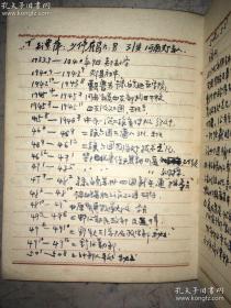 50年代四川重庆机器技工学校 干部外调材料记录笔记本 写有重庆市开县陈仕仲和段仲榕等人的资料