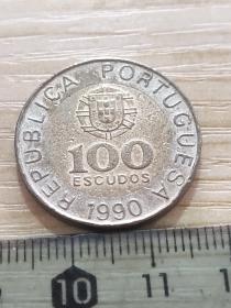 葡萄牙1990年100埃斯库多