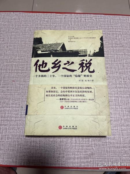 他乡之税：一个乡镇的三十年，一个国家的“隐秘”财政史