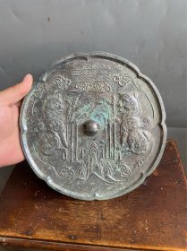 战汉时期青铜镜子 古玩古董杂项铜器收藏品摆件一线跑货精品装饰品