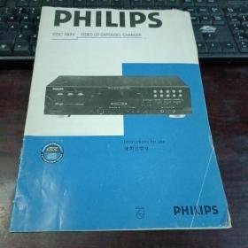 PHILIPS CDC 763 V IDEO CD CAROUSEL CHANGER 使用说明书（中英双语）