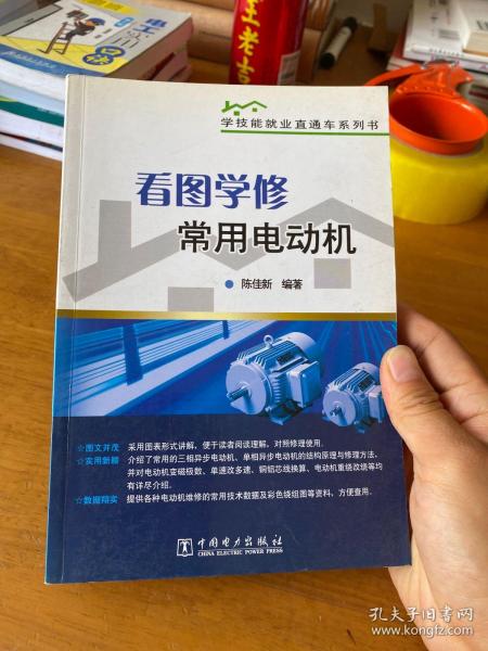 学技能就业直通车系列书 看图学修常用电动机