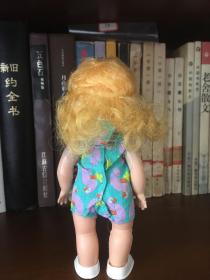 编号84号库存怀旧穿衣胶皮娃娃 库存品